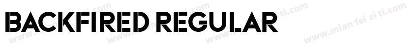 Backfired Regular字体转换